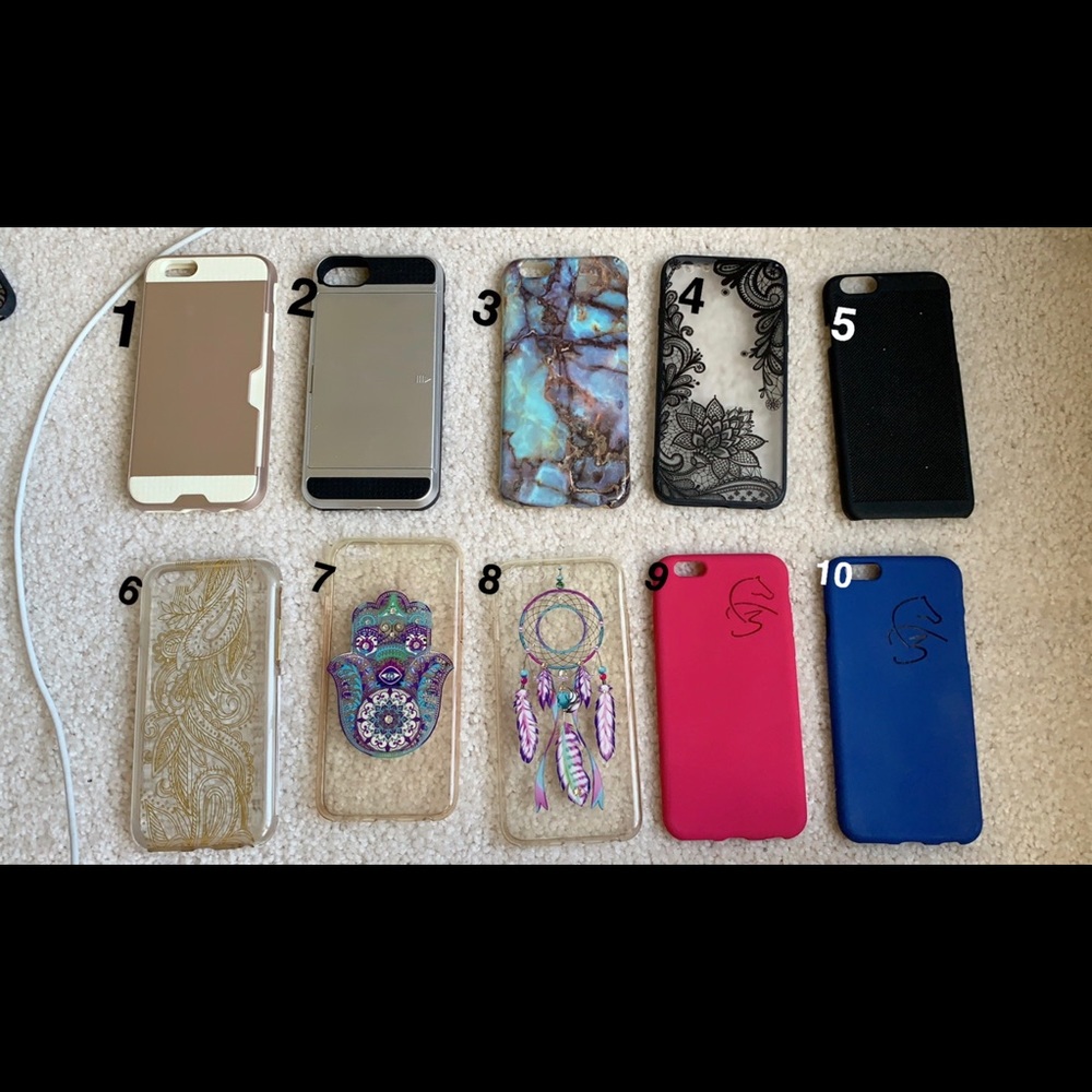 iphone 6/6s/7 covers! ($5 each)